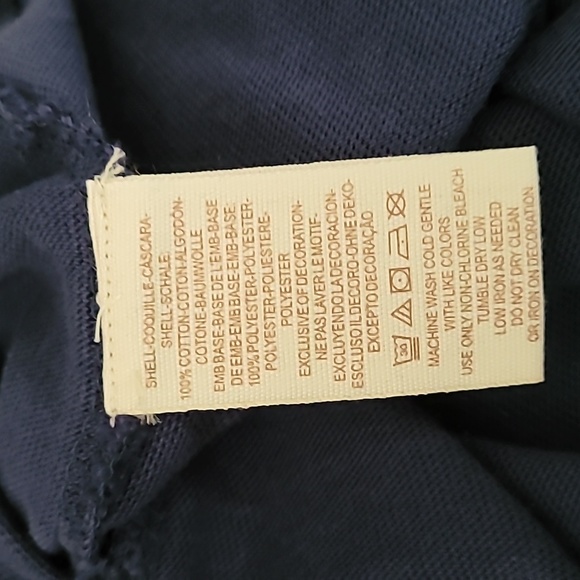 NEW ROMANTICS  Navy dress with embellished sleeves and front of dress. SIZE XS - Picture 12 of 13